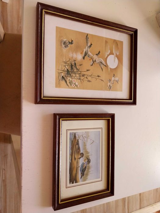 Quadros com patos/caça