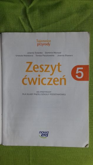 Tajemnice przyrody zeszyt ćwiczeń klasa 5