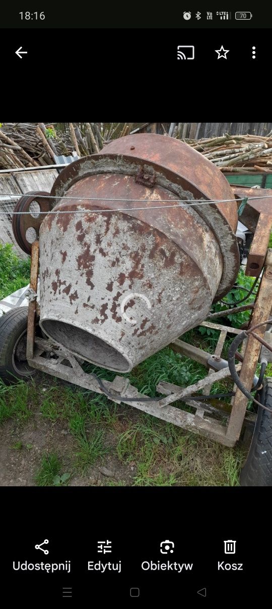 Betoniarka 250 L