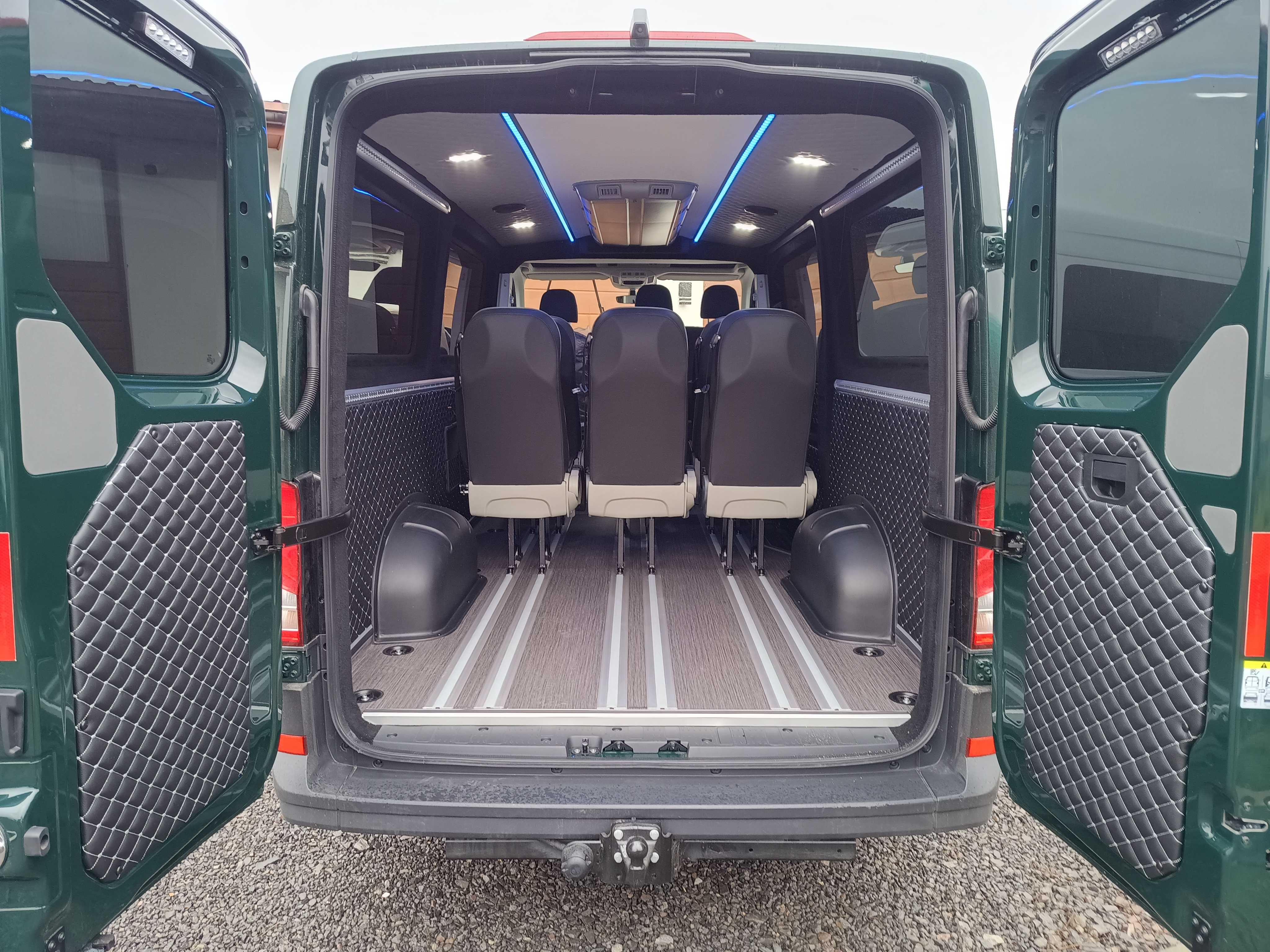 Zabudowa busa montaż  foteli kamper sprinter Crafter Iveco ducato vito