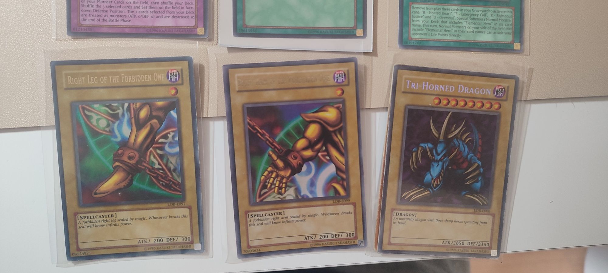 Cartas antigas Yu-Gi-Oh