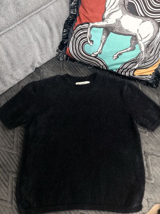 Свитер теплый укороченный