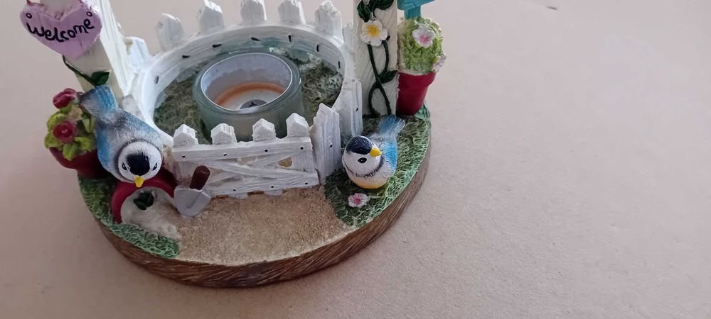 Vela suspensa Yankee Candle com tema de Primavera 25 cm de altura