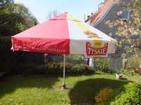 wielki parasol ogrodowy,gastronomiczny,ogródek piwny średnica 4m,wy.3m