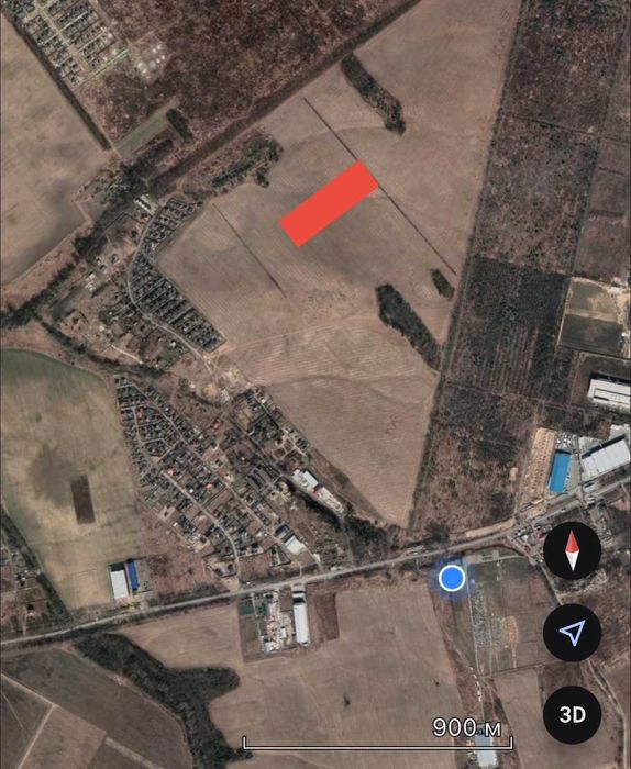 Земельна ділянка 1,2Га під багатоповерхову забудову