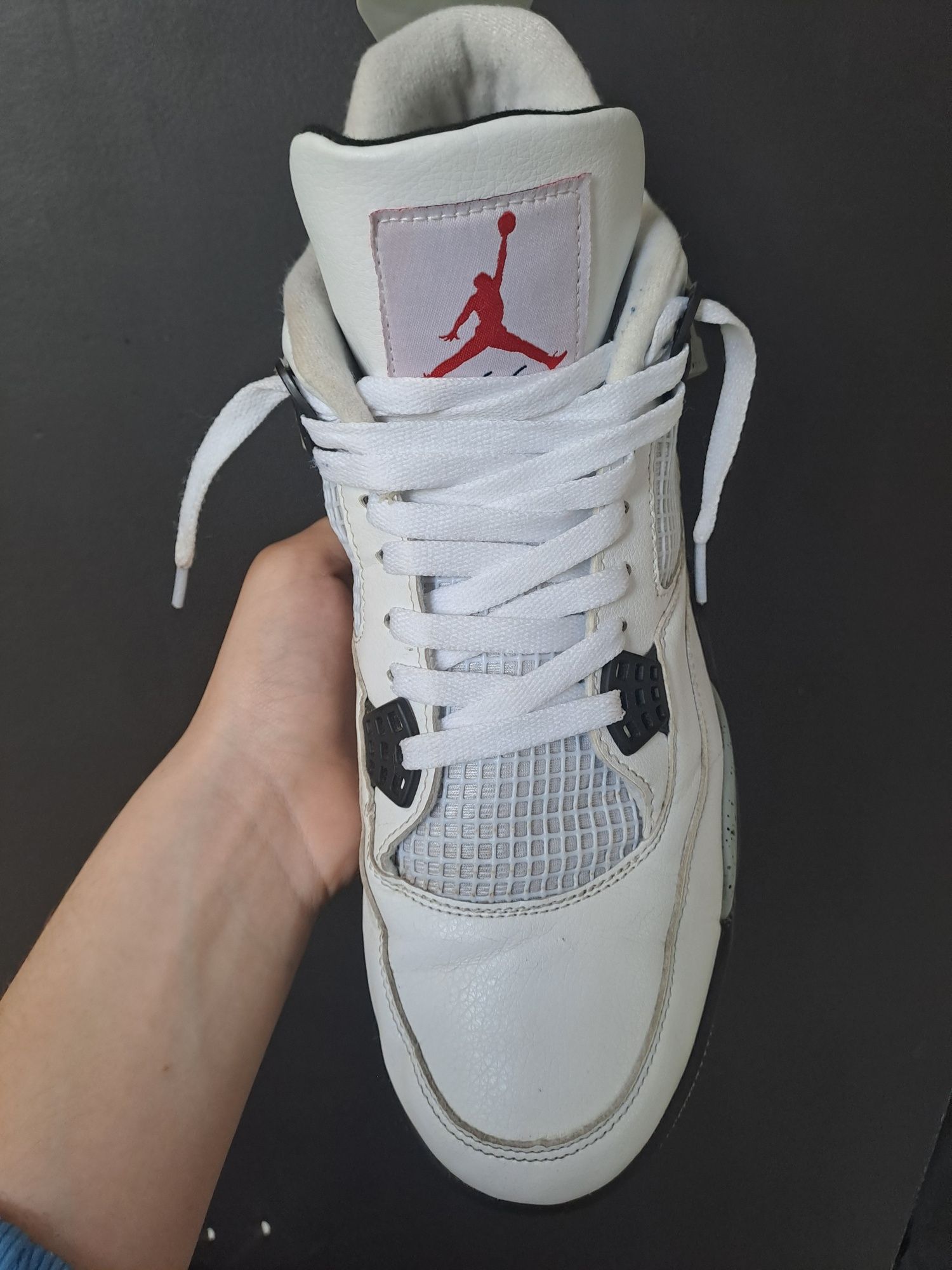 jordan 4 cement white