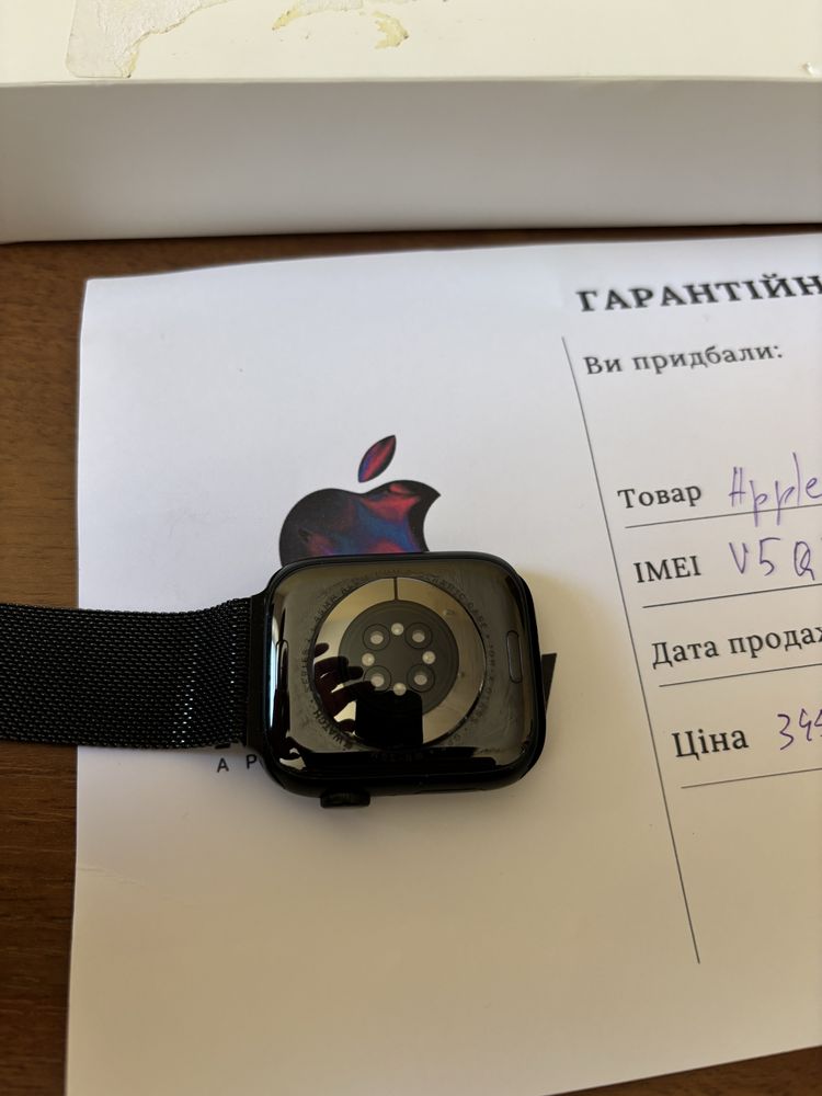 Apple Watch s7 45 стан нового годинника