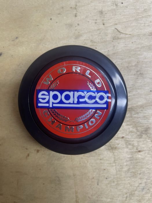 SPARCO przycisk klaksonu UNIKAT klakson embelmat metal