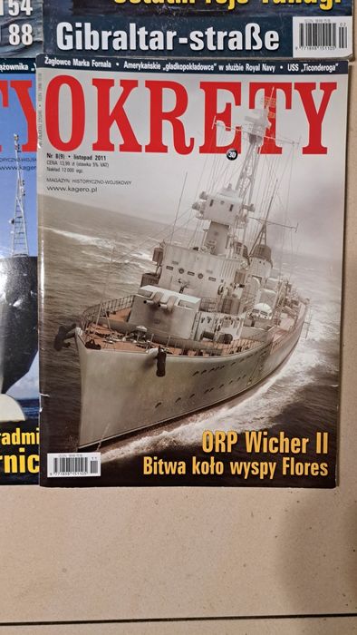 Czasopismo Okręty 4 szt.
