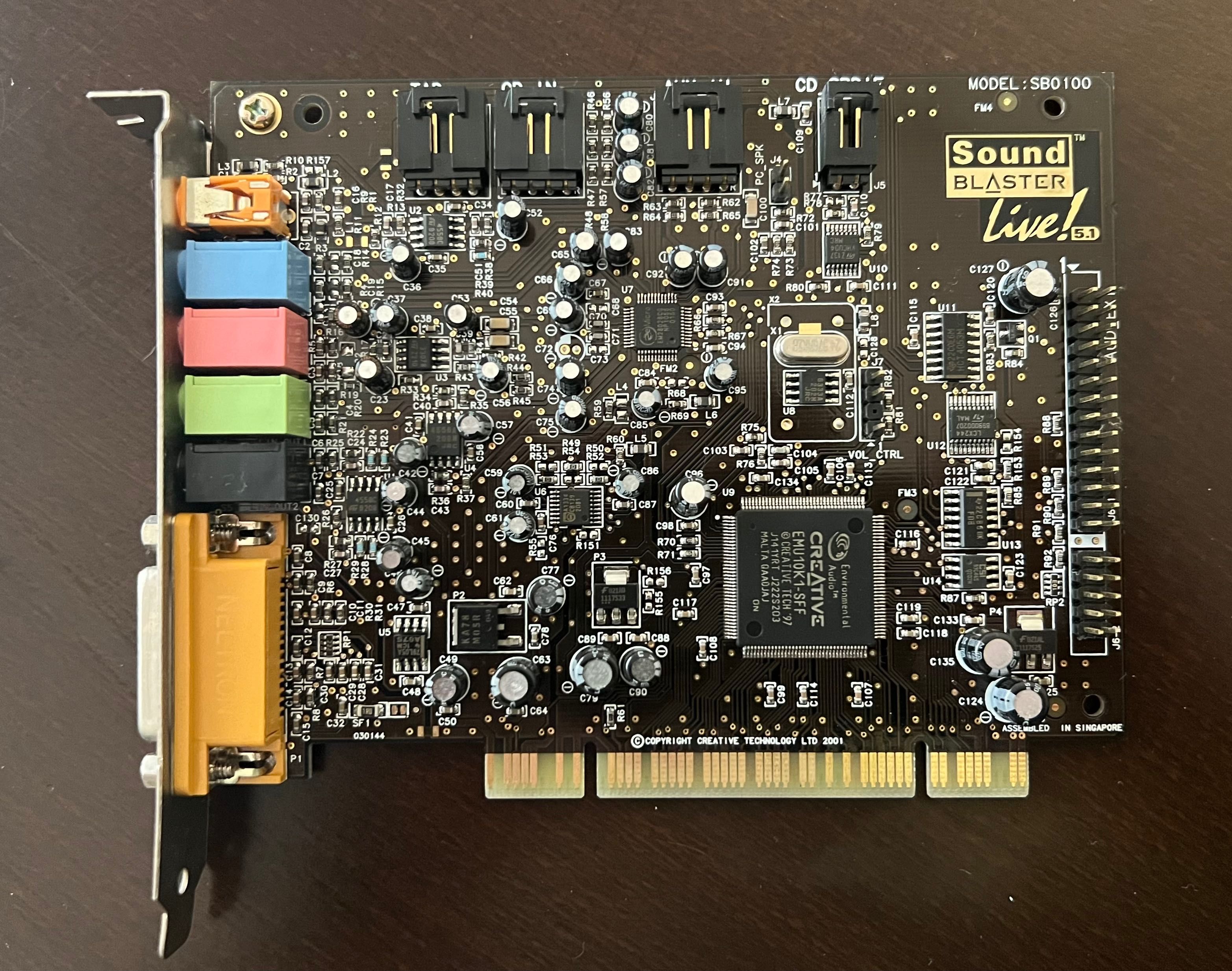 Placa som Creative Sound Blaster Live 5.1