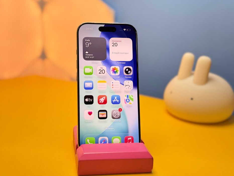 Смартфон iPhone 16 Pro 128GB Natural Titanium (149522) Б/У З ГАРАНТІЄЮ