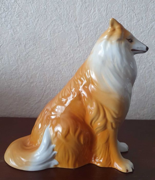 Фарфор  собака Колли