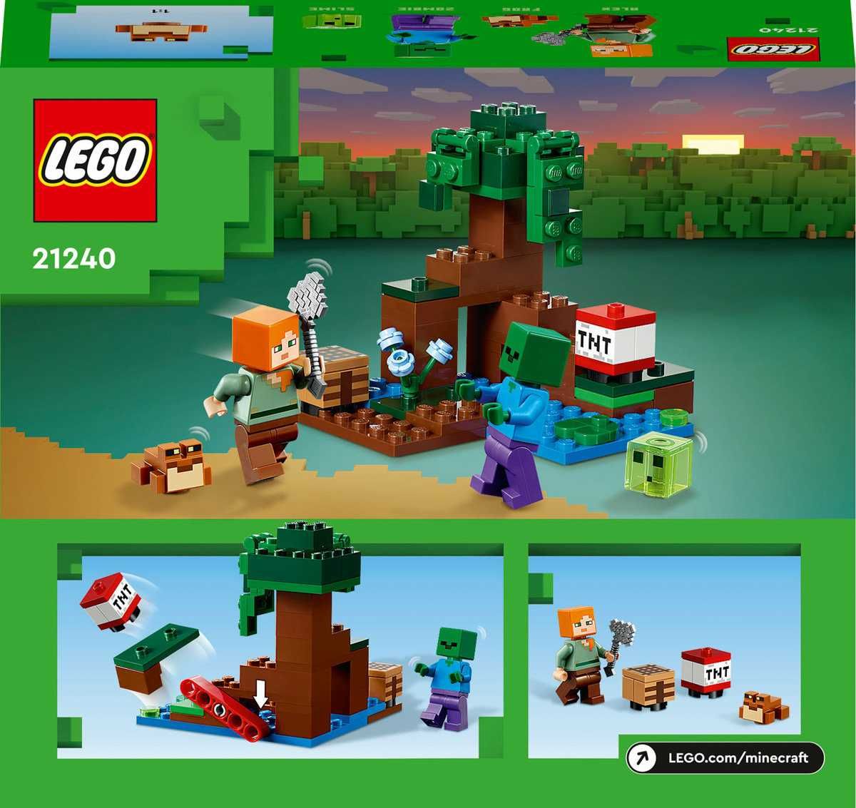 LEGO MINECRAFT 21240 Przygoda na mokradłach
