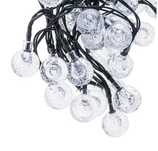 Lampki ogrodowe solarne kulki 7m 50 LED / zimny lub ciepły biały