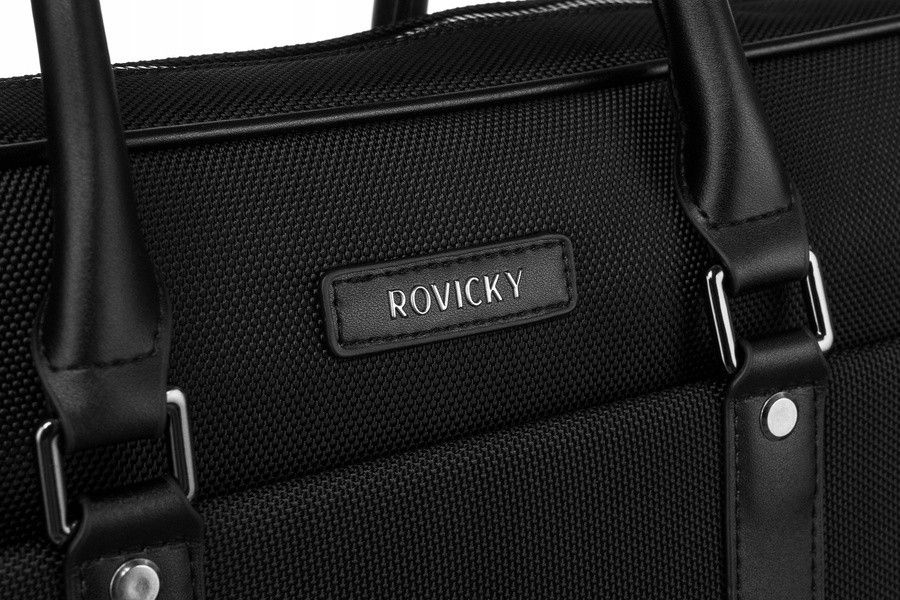 torba na laptopa z syntetycznego materiału - rovicky