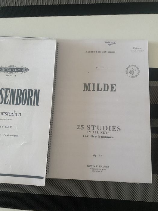 Livros Fagote/ Bassoon