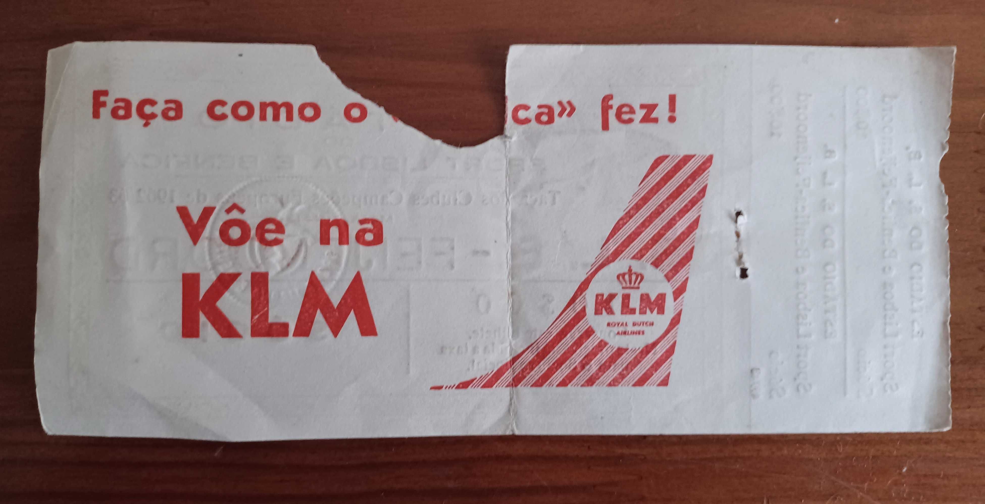 Bilhete de Futebol