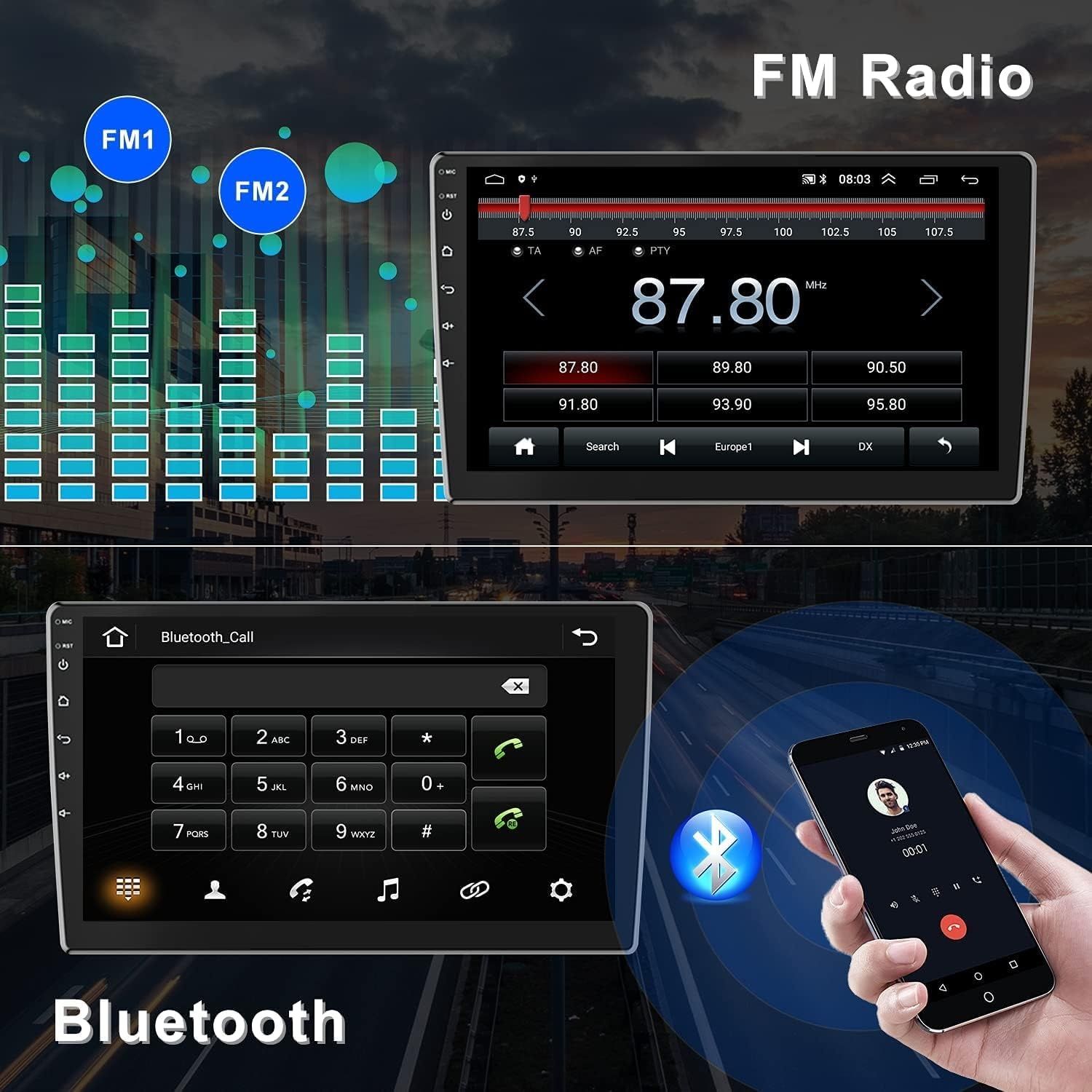 Android 13 Car Radio dla Ford Focus MK2/MK3 (2004–2011):
