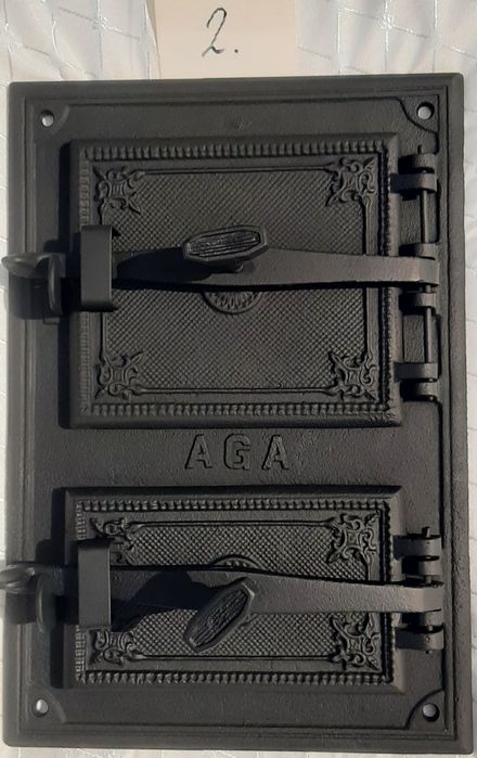 Drzwiczki żeliwne do pieca wędzarni  AGA  2.