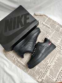 Nike Air Force 1 Low Supreme Black 43