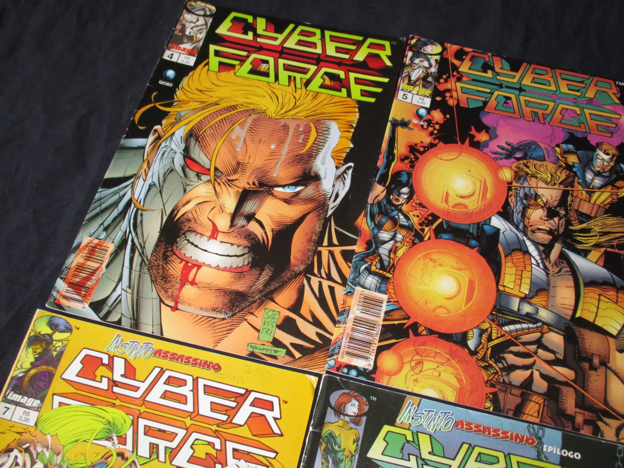 Livros BD Cyber Force Editora Globo 1997