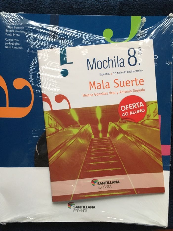 Mochila 8º ano, Espanhol - 3º Ciclo do Ensino Básico - Libro del Prof.