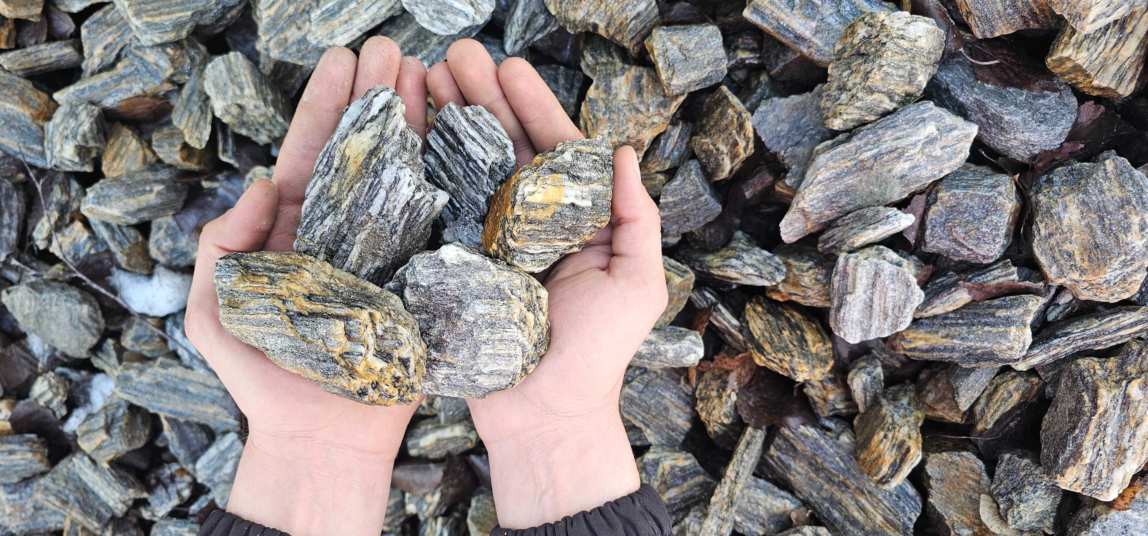 Grys granitowy ogrodowy Palisada Kostka Granit Gabion Ozdobny  Kamień