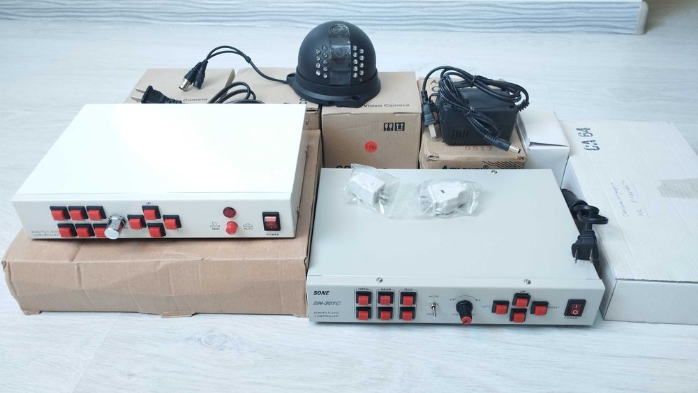 Камеры видеонаблюдения и Контроллеры наклона объектива