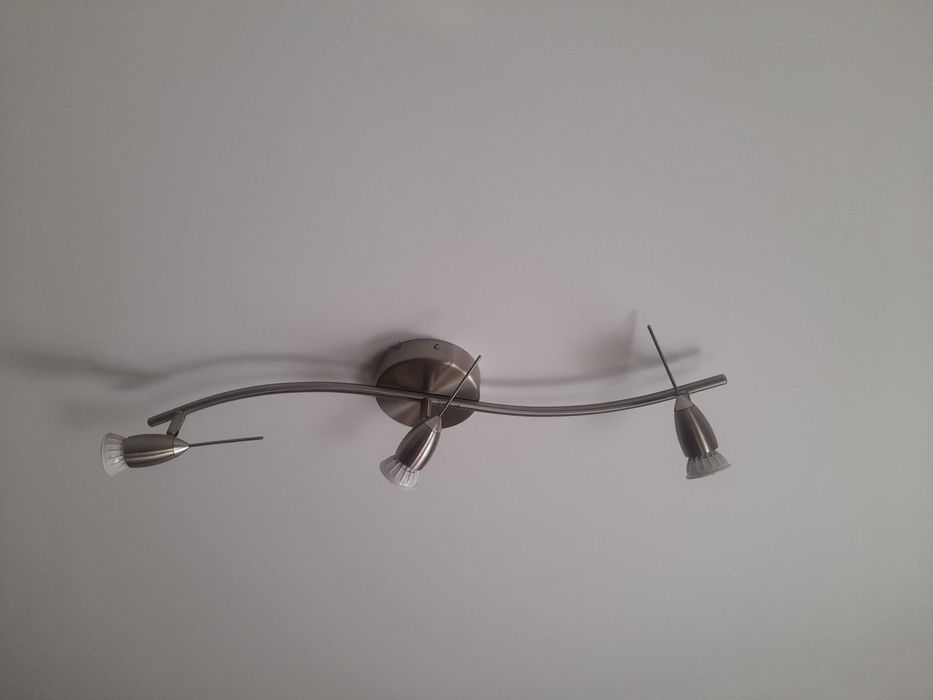 Calha de iluminação com projetores candeeiro ikea