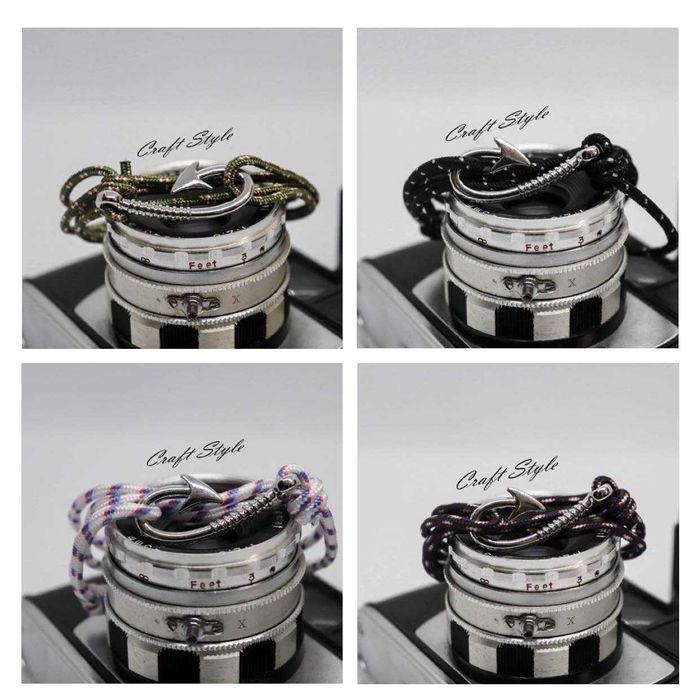 Pulseira de Marinheiro/Anzol Masculina/Homem Nº1 (4 Modelos) | NOVAS