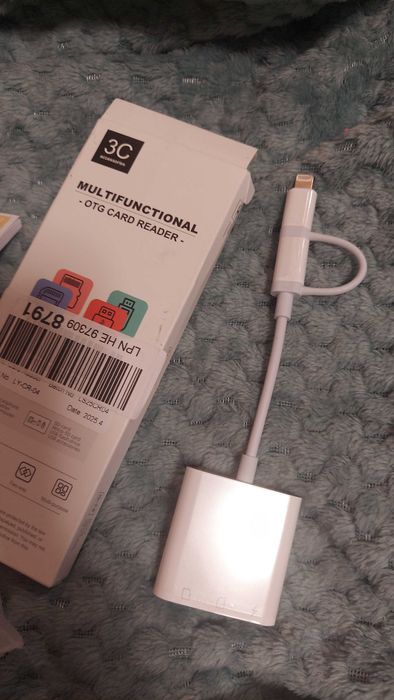 Adapter Lightning Do Usb Otg Joyroom S-h142 Czytnik Kart Sd Microsd