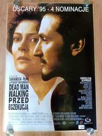 Plakat filmowy DEAD MAN WALKING/Przed egzekucją/Oryginał z 1996 roku.