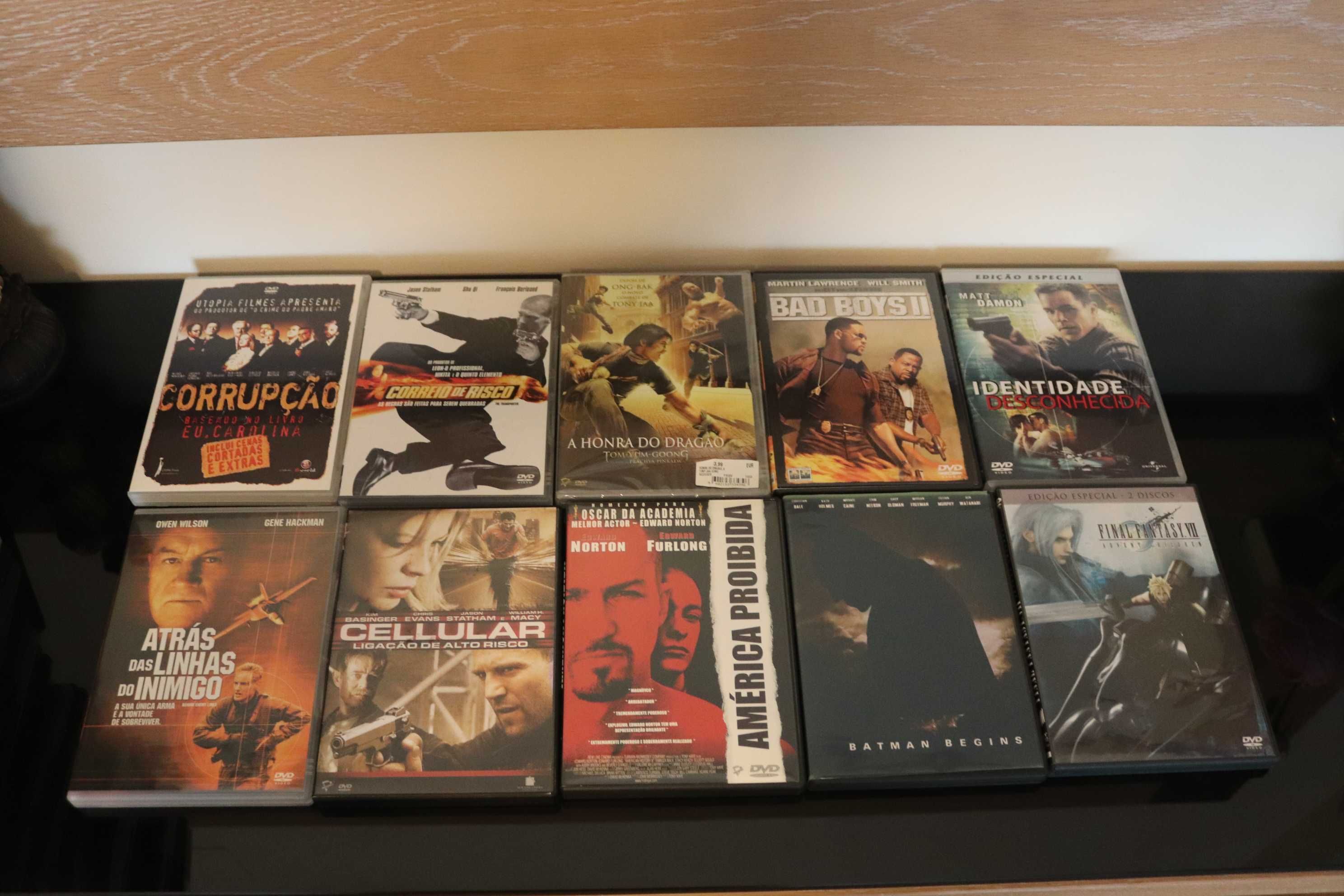 DVDs originais com filmes