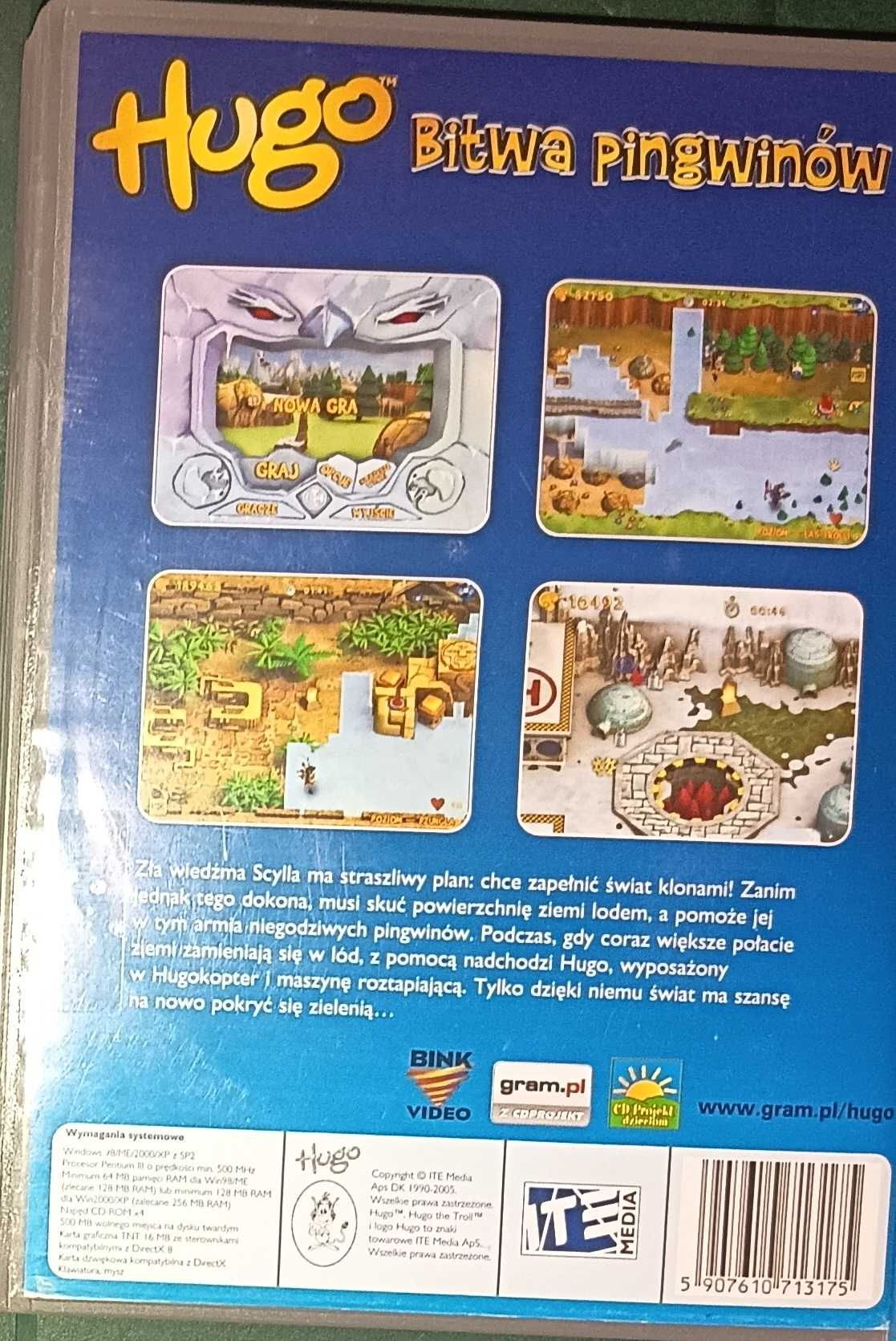 gra Hugo bitwa pingiwnów PC CD, 2006 ITE Media CD Projekt