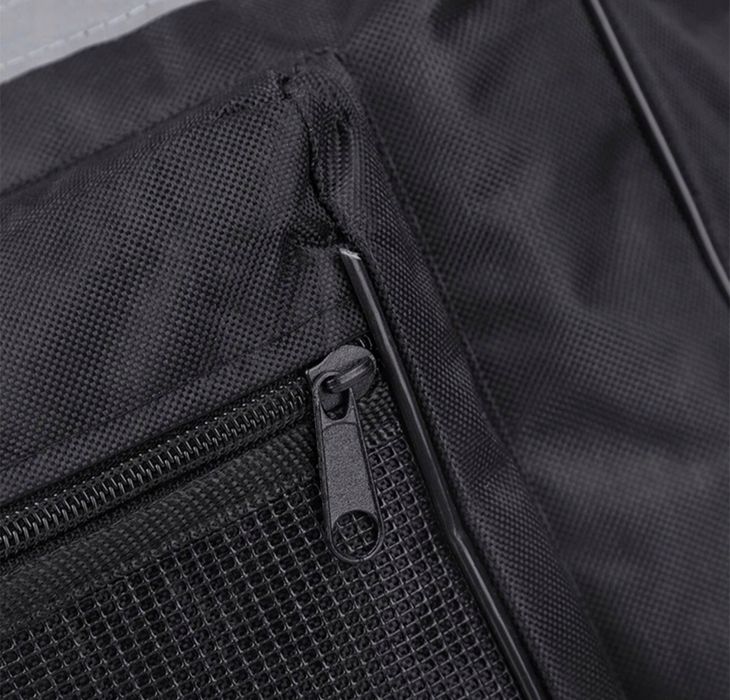 Torba rowerowa na bagażnik. Cztery komory na zamek