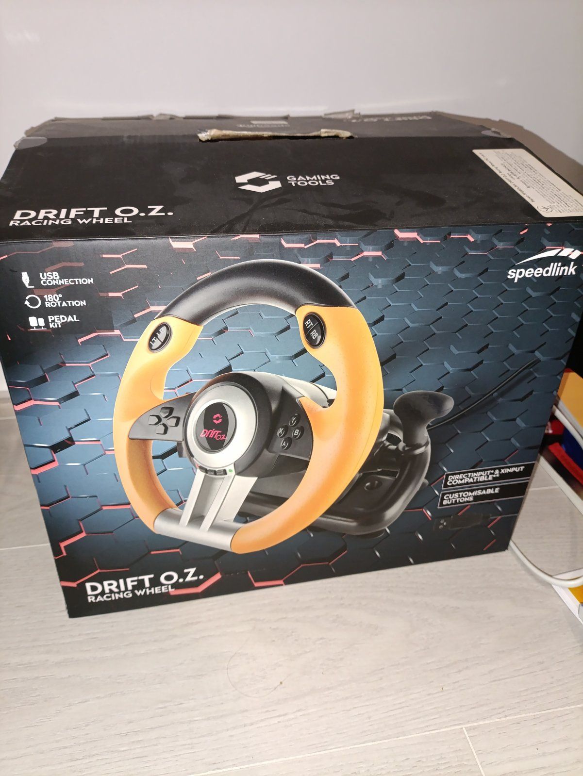 Кермо SPEEDLINK DRIFT Z. O. Racing Wheel PC (SL-6695-BKOR-01)