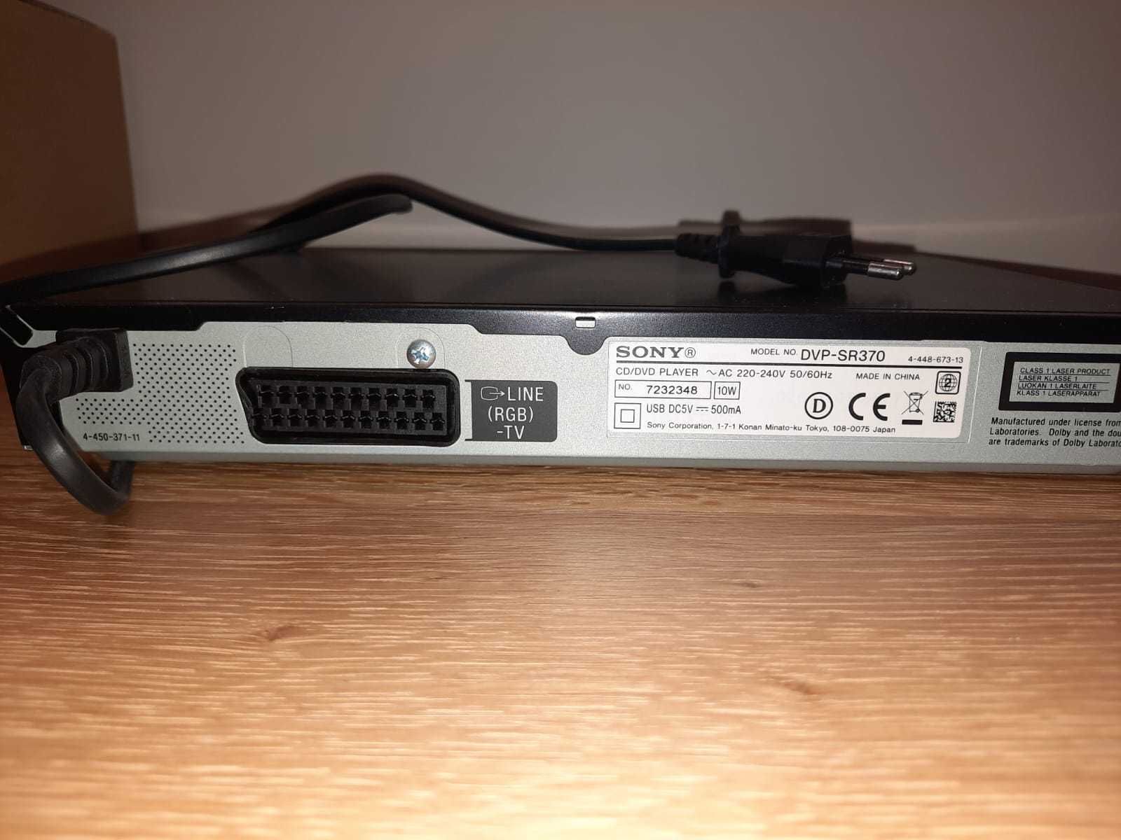 DVD SONY DVP-SR370 niezawodny odtwarzacz DVD, solidna marka