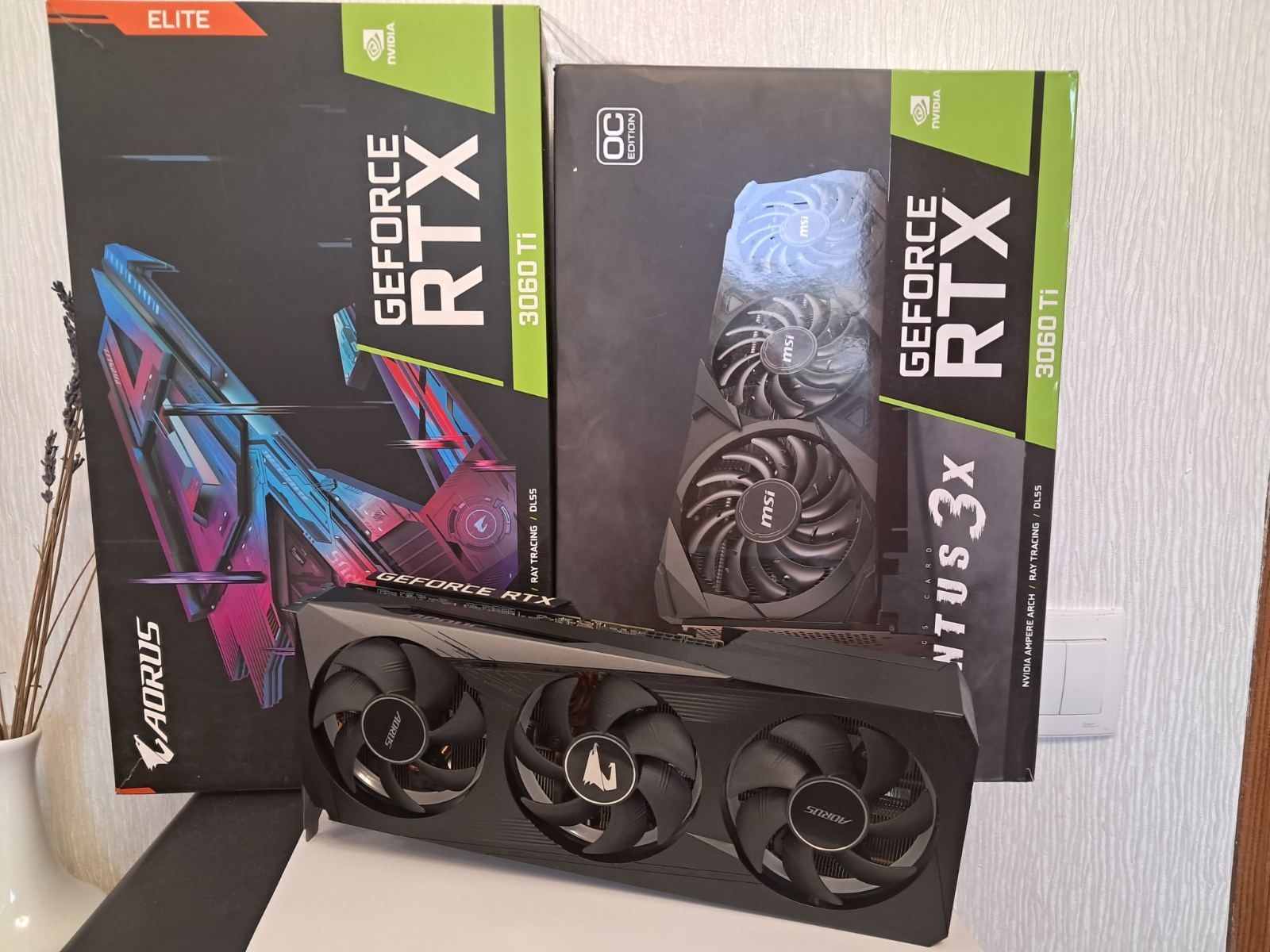 Видеокарта Gigabyte  AORUS GeForce RTX 3060 Ti  8GB ELITE