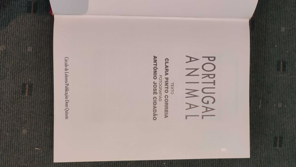 Portugal Animal - Clara Pinto Correia/António José Cidadão