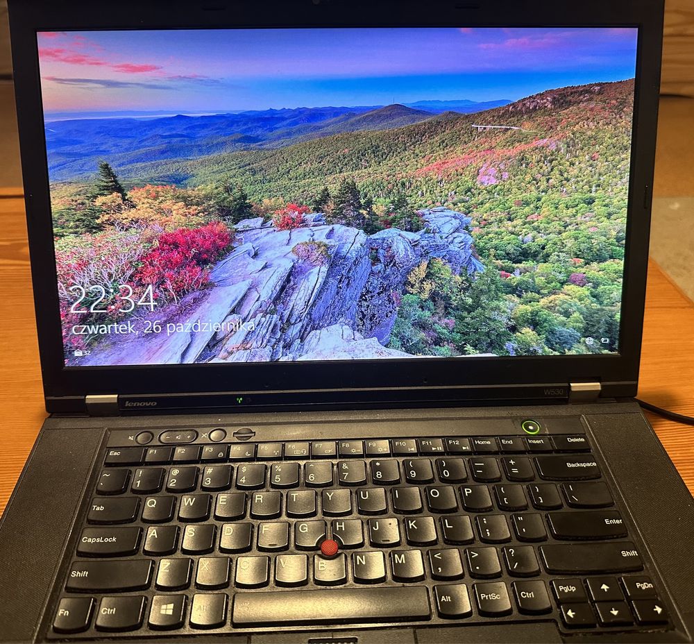 Szybki Laptop Lenovo ThinkPad W530 Intel i7 SSD 16GB RAM