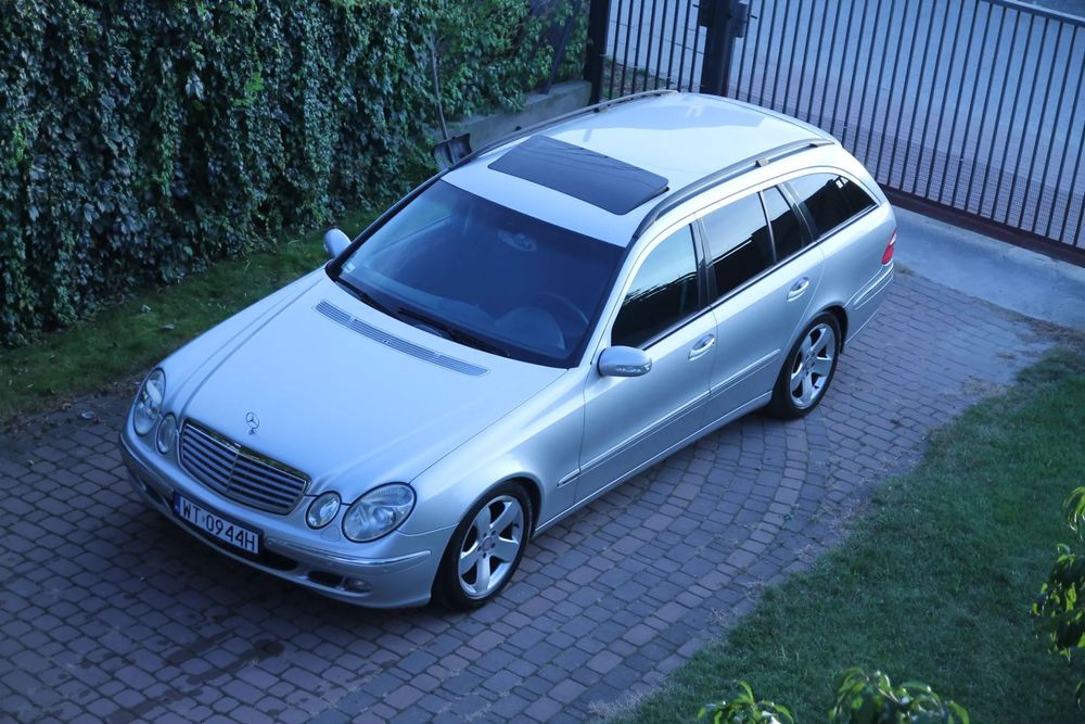 Mercedes-Benz Klasa E Mercedes Benz W211 E200 Kompressor Benzyna + GAZ, Automat, Xenon