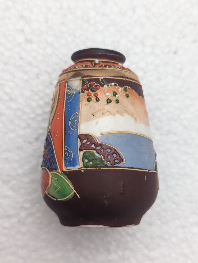 Mini wazon japoński ręcznie malowany