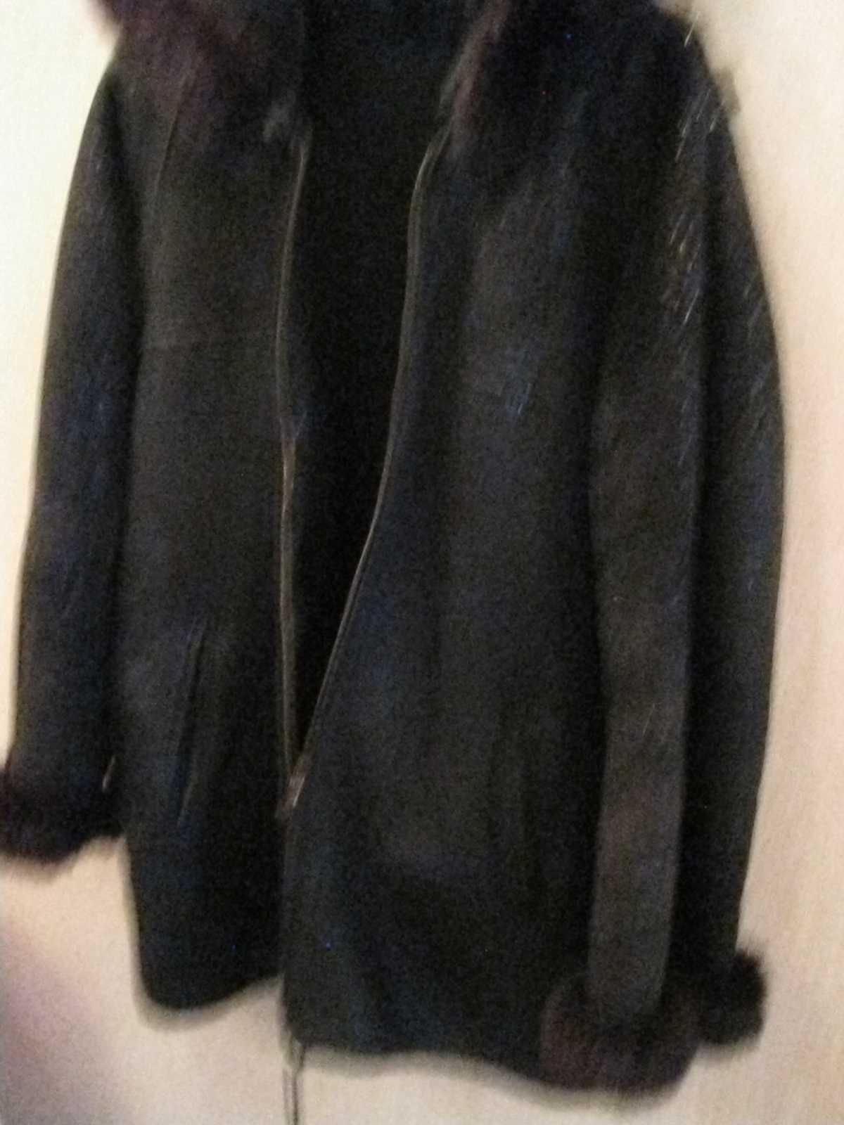 куртка дубленка р 46-48 черная Турция