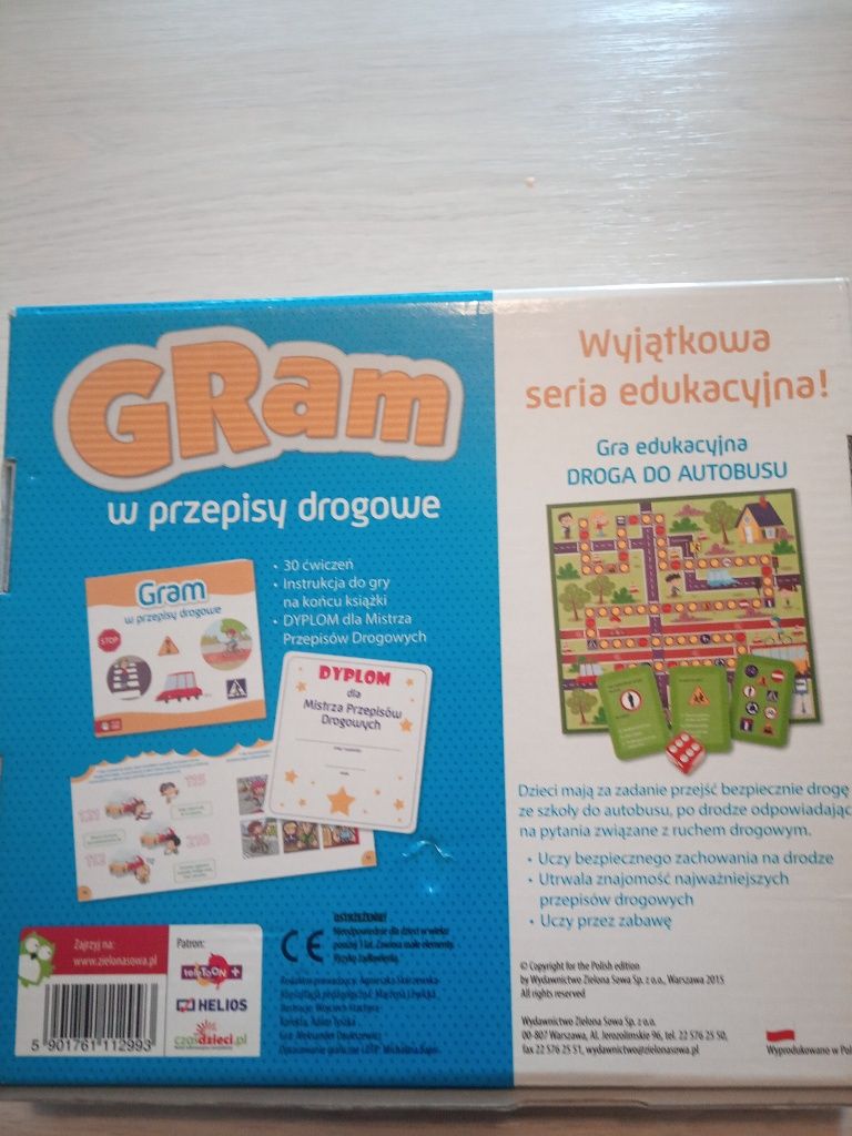 Gra planszowa Psie figle na tropie baranka + gratis przepisy drogowe