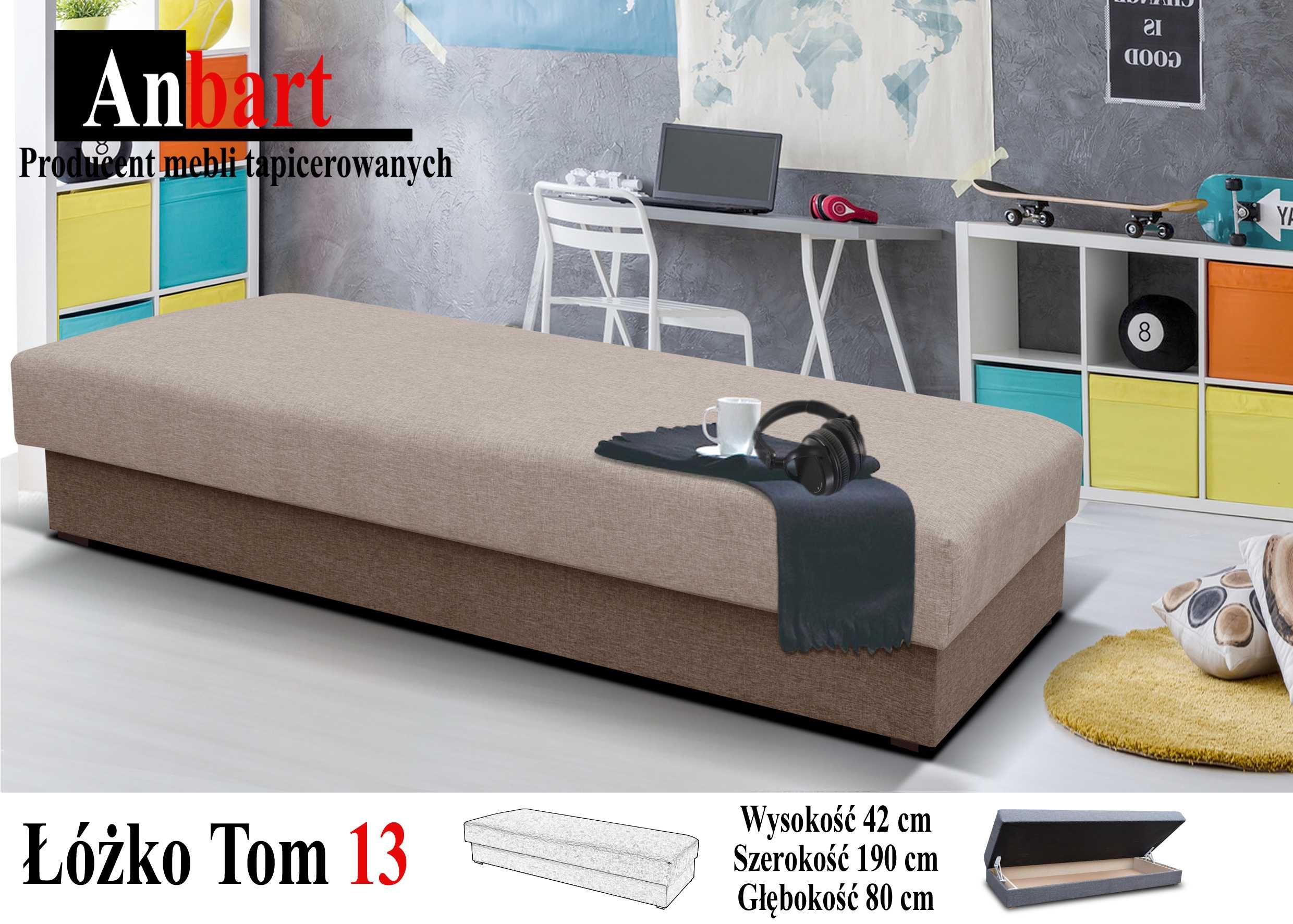Tapczan Łóżko Sofa Idealne Dla Pracowników Pensjonatów MOCNE SPRĘŻYNY