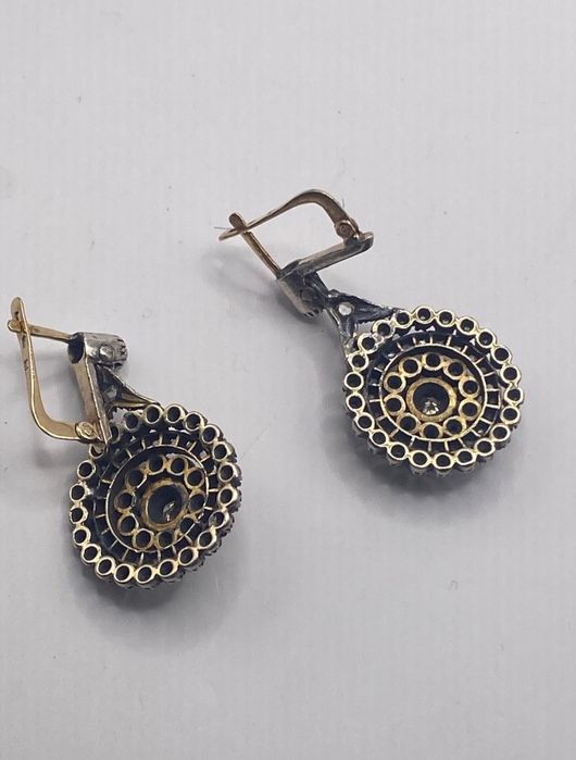 Brincos Diamante Natural 1.8ct de 1930