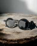 Okulary męskie steampunk vintage retro y2k swag unisex awiator