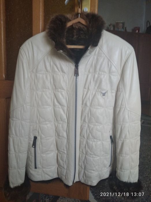 Куртка зимова шкіряна Franko de Marko