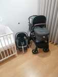 Trio 3 em 1 com Isofix incluido, cama, banheira e muda fraldas