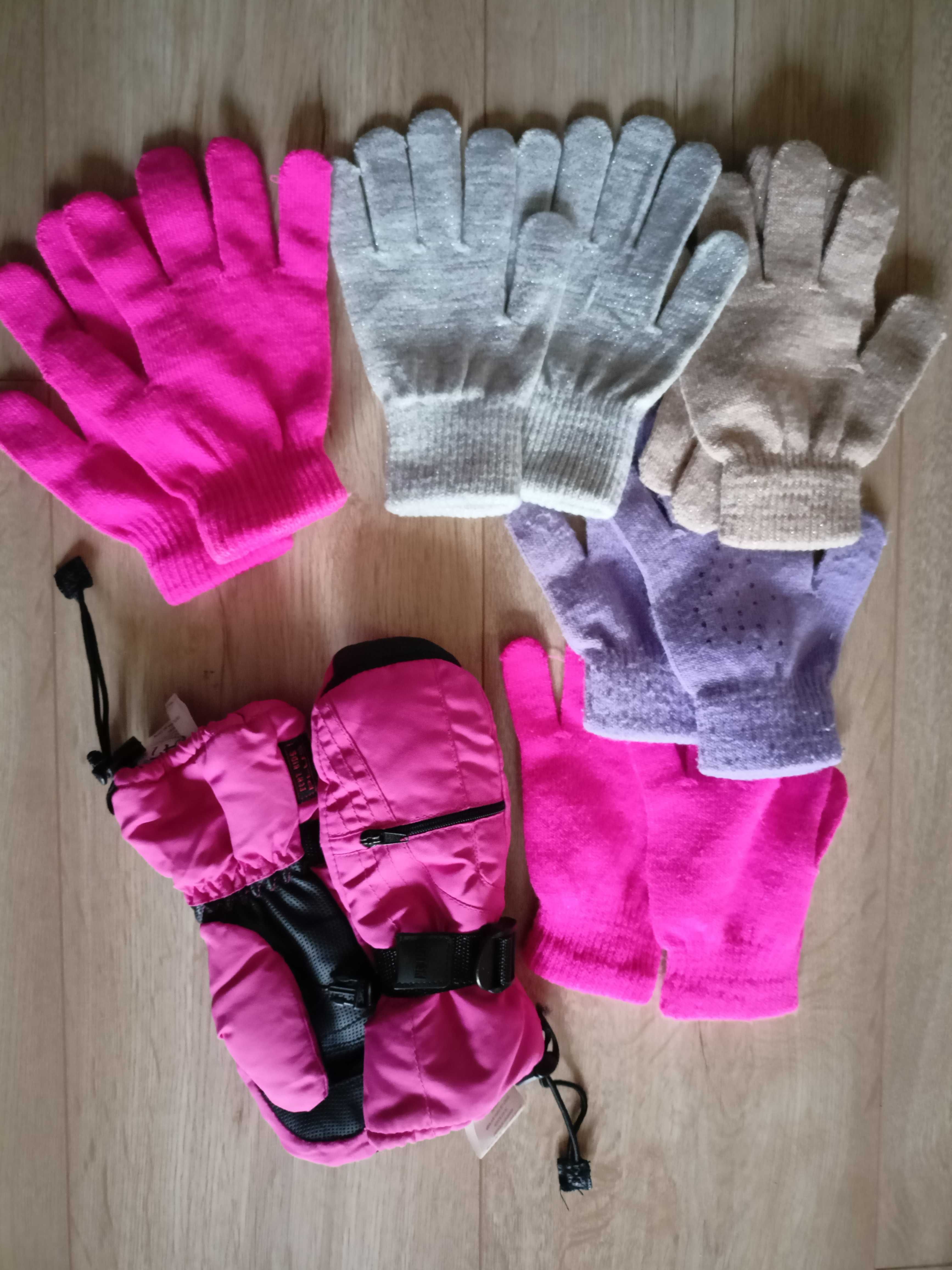 Rękawiczki jesienno zimowe dla dziewczynki